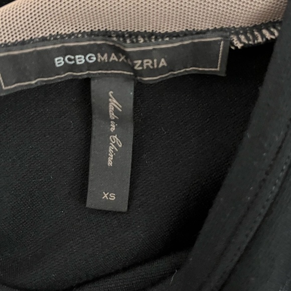 Black fitted dress with some lace, size XS - Picture 2 of 2